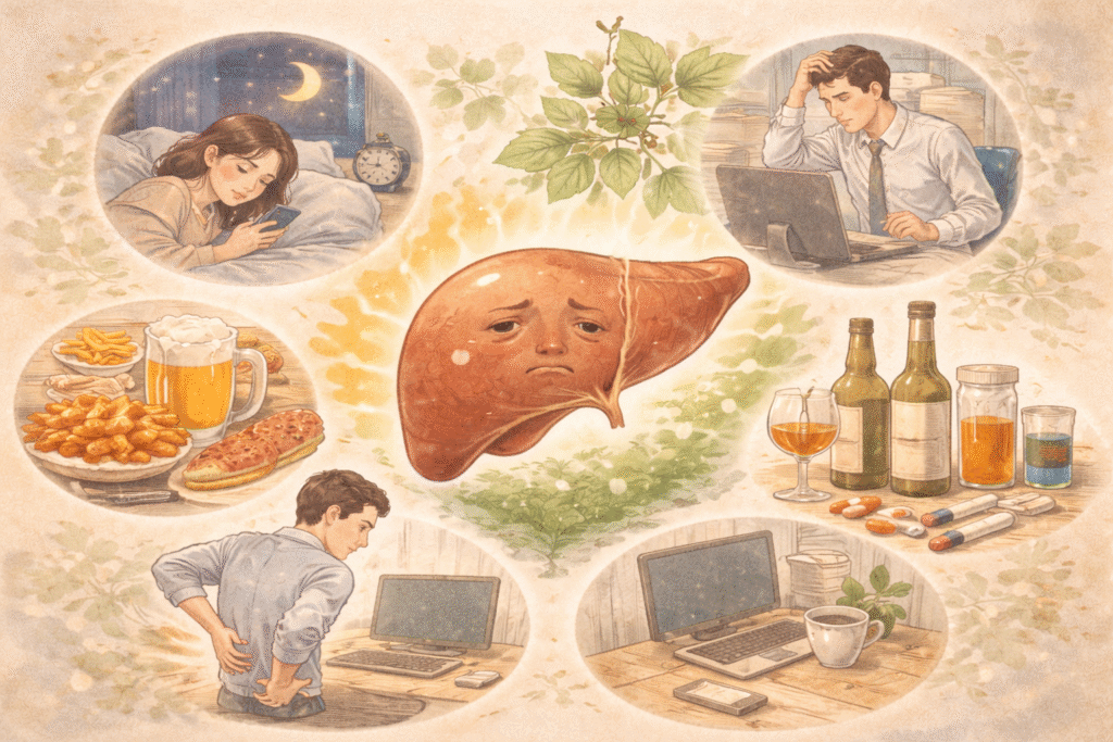 伤肝的行为纽约中医国医堂